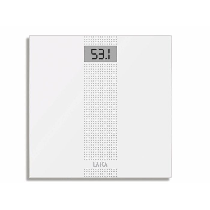 Báscula Digital de Baño LAICA PS1054 Blanco Vidrio 150 kg 1 Báscula Digital de Baño LAICA PS1054 Blanco Vidrio 150 kg 1