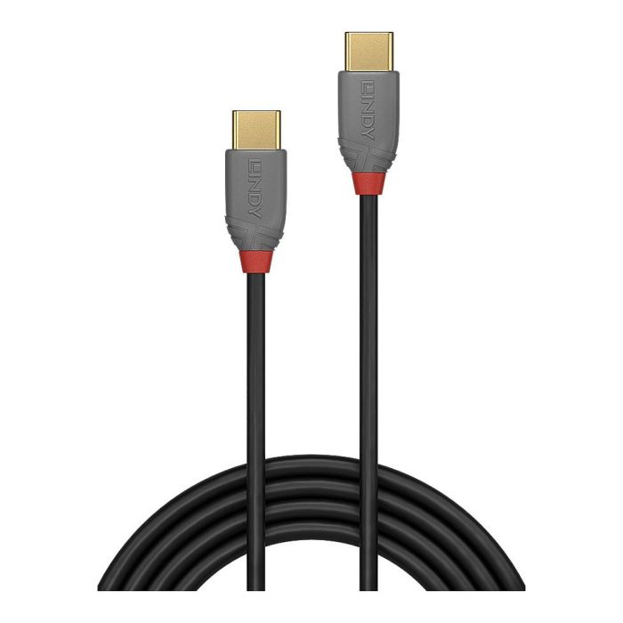 Lindy Cable USB 2.0 Tipo C a C 3m Anthra Line 1