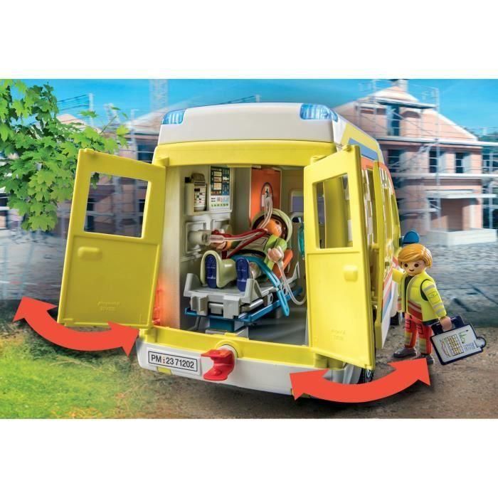 Ambulancia Con Luz Y Sonido City Life 71202 Playmobil 1