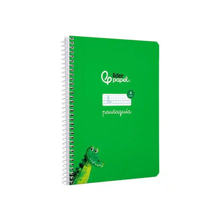 Liderpapel Cuaderno Espiral A5 Tapa Dura 80 Hojas 90gr Cuadro Pautado 4mm Verde 3
