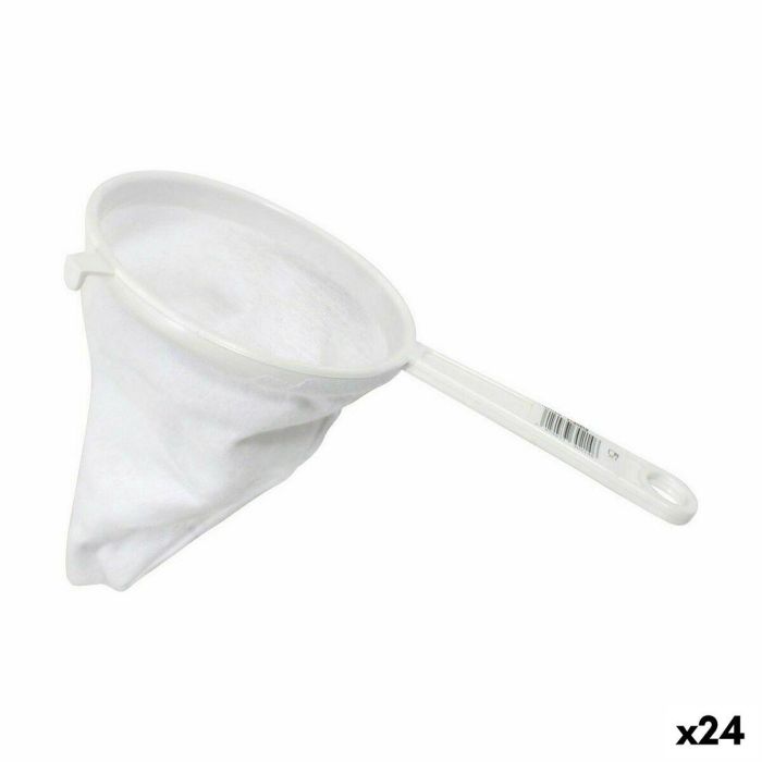 Colador Franela Blanco 25 x 14 x 18,5 cm (24 Unidades) Colador Franela Blanco 25 x 14 x 18,5 cm (24 Unidades)
