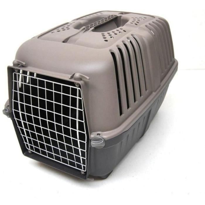 Kruuse Transportin Pratiko Para Maletero, Plástico Resistente con Asas y Puerta de Metal, Ventilación Excelente, 48x31,5x33 cm 2 Kruuse Transportin Pratiko Para Maletero, Plástico Resistente con Asas y Puerta de Metal, Ventilación Excelente, 48x31,5x33 cm 2