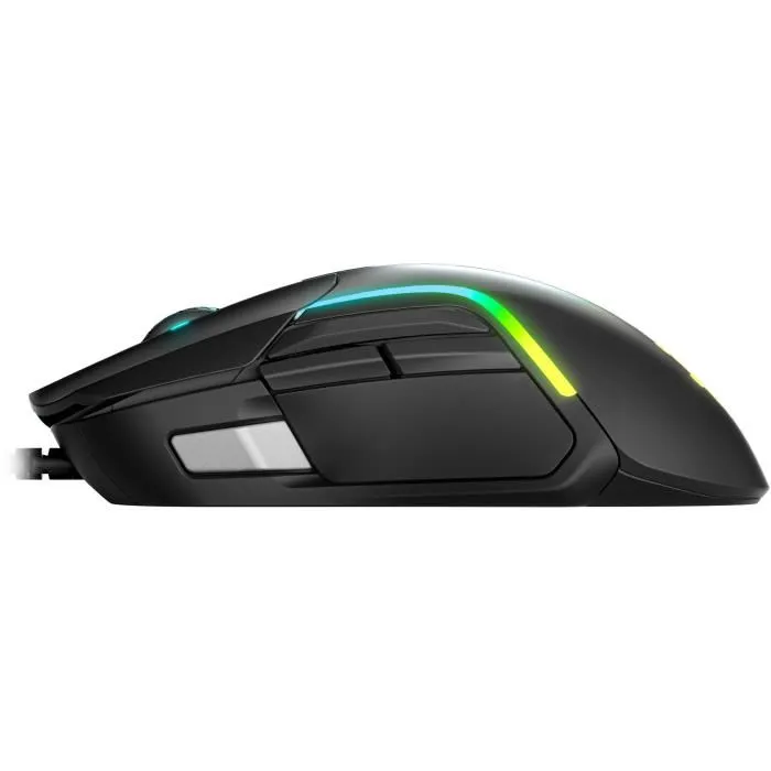 Steelseries Ratón para Juegos Rival 5, Mouse Ergonómico 9 Botones, Sensor Óptico TrueMove A, Diseñado para Battle Royale, FPS, MOBA y MMO 1