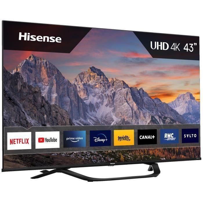 HISENSE 43A63H - TV LED 43 (108 cm) - 4K UHD (3840 x 2160) - Dolby Vision - Connected TV - 3 x HDMI 2.0 - Bordes ultrafinos 1 HISENSE 43A63H - TV LED 43 (108 cm) - 4K UHD (3840 x 2160) - Dolby Vision - Connected TV - 3 x HDMI 2.0 - Bordes ultrafinos 1