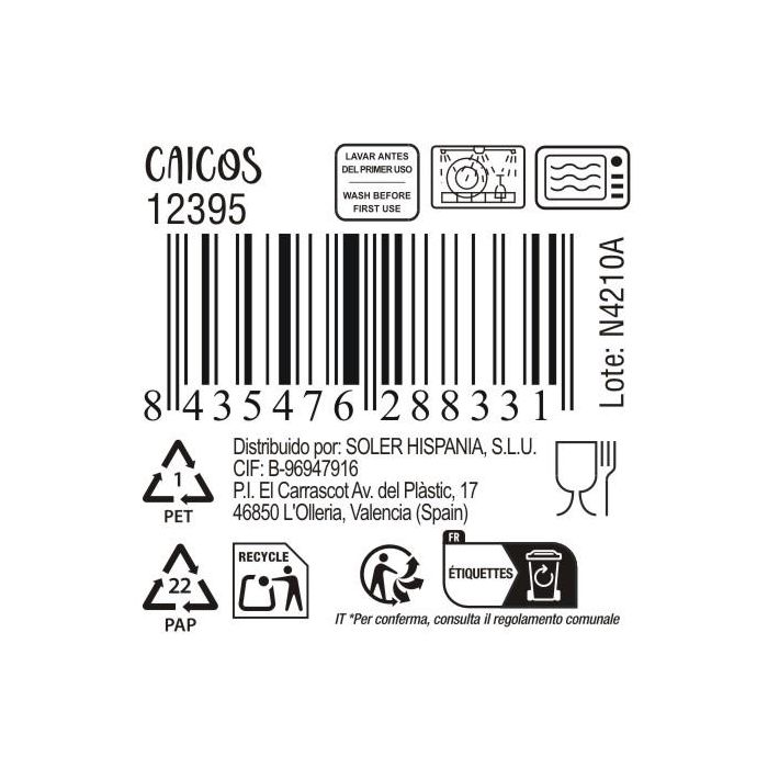 Mug Caicos 450 cc - Inde (24 Unidades) 10 Mug Caicos 450 cc - Inde (24 Unidades) 10