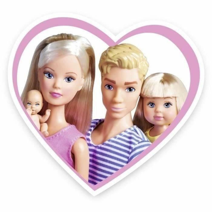 SIMBA SMO105733673 Steffi Love Familia Feliz Muñeca de Moda 1
