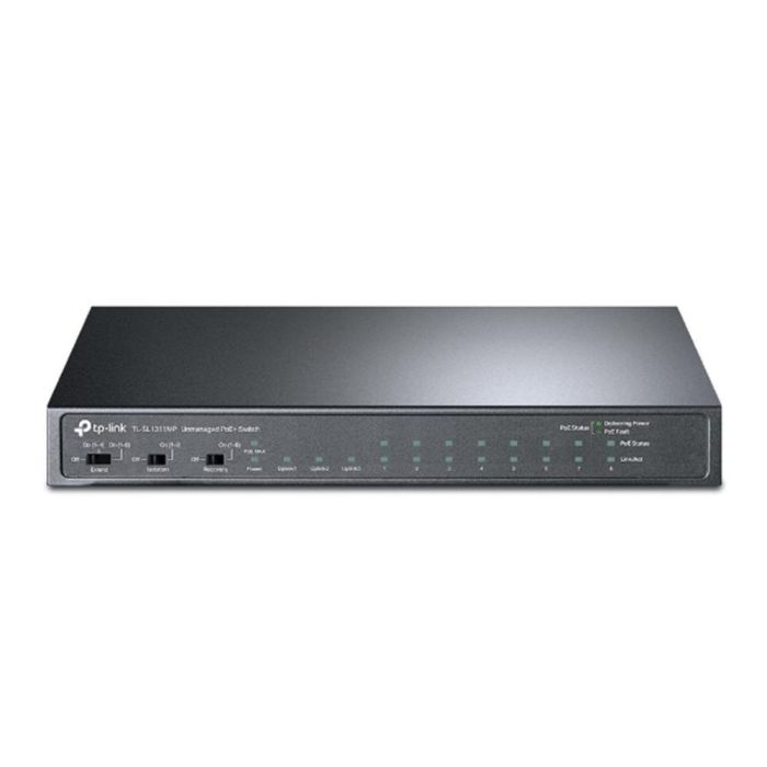 TP-Link TL-SL1311MP Switch Gigabit de 11 Puertos (8 PoE+) con Modo Extendido de hasta 250m