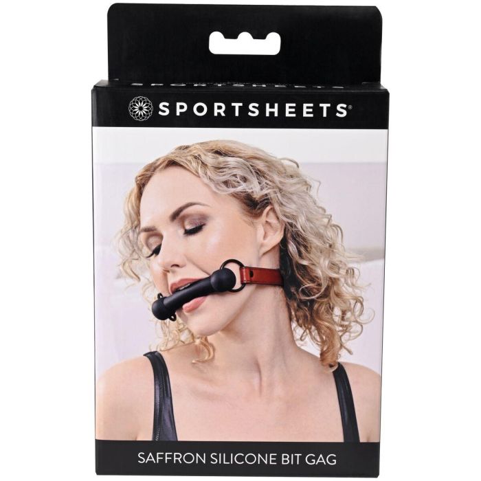 Mordaza Sportsheets Bit Negro/Rojo 3 Mordaza Sportsheets Bit Negro/Rojo 3