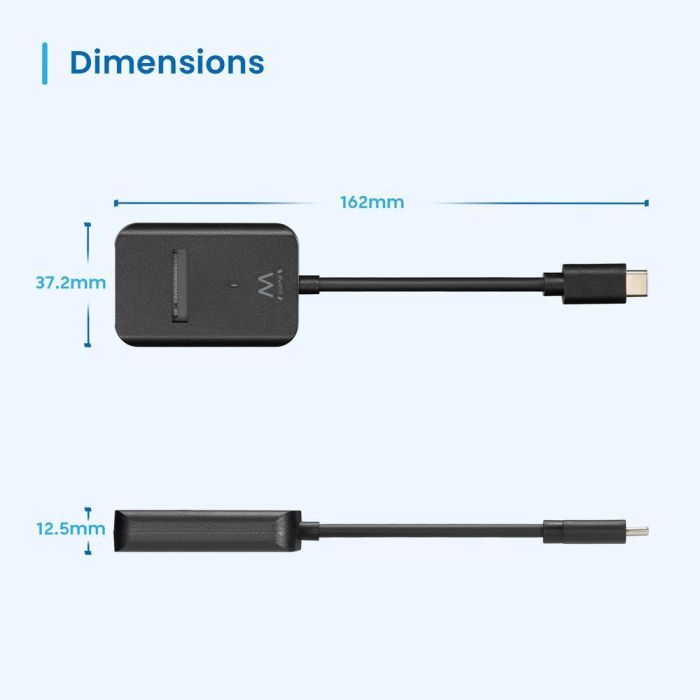 EWENT EW7066 Docking SSD M.2 NVMe/SATA USB 3.2 Gen 1 Type-C Negro ABS 10Gbit/s 6 EWENT EW7066 Docking SSD M.2 NVMe/SATA USB 3.2 Gen 1 Type-C Negro ABS 10Gbit/s 6