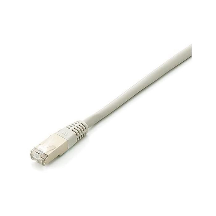 Equip Patchkabel Cat6A S/FTP 2xRJ45 20.00m grau Plat.LSZH Polybeutel 1