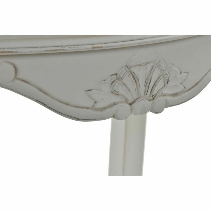 Mesita De Noche Tradicional DKD Home Decor Blanco Natural 35 x 69 x 48 cm 1