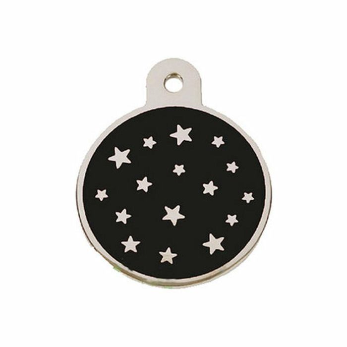 Placa identificativa Imarc PetScribe Passion Negro Plateado 1