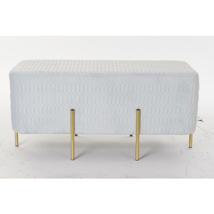 DKD Home Decor Descalzadora Sixties Azul Celeste Dorado 46.5 x 42 x 91 cm 3