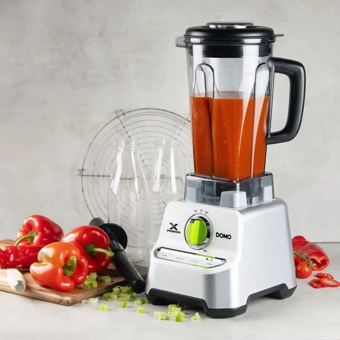 Domo DO747BL Licuadora XPOWER 1500 W 2 L Gris 5