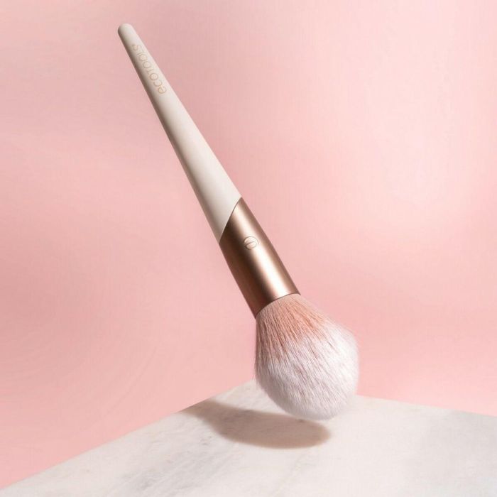Ecotools Brocha de Maquillaje Plush Powder Brush 1 u 2