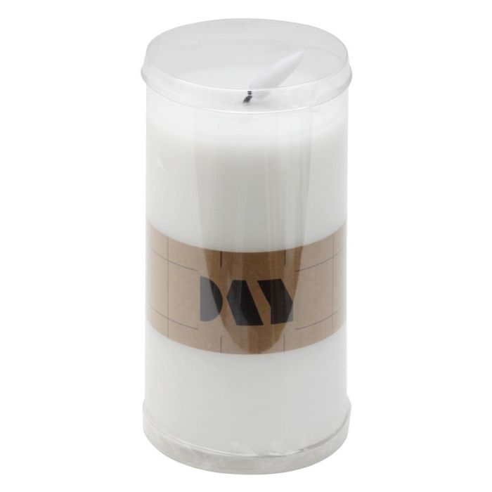 Day Vela LED Cilíndrica Luz Blanca Cálida, Diámetro 7,5 cm x Altura 12,5 cm 2