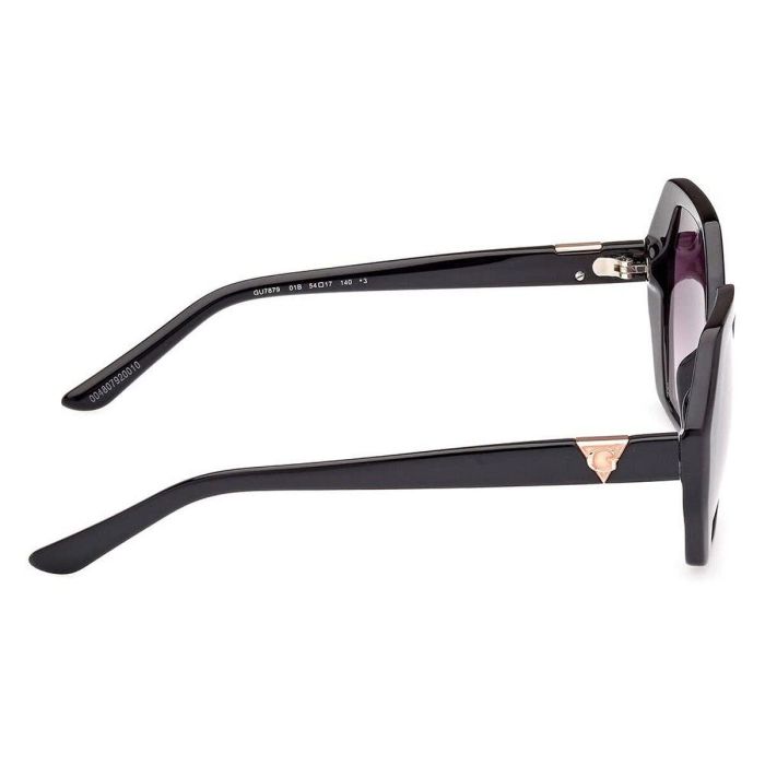 Guess GU7879 01B Gafas de Sol Mujer Geométricas Montura Negra Brillante Lentes Humo Degradado 140 mm 5