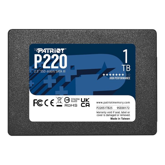Disco Duro Patriot Memory P220 1 TB SSD 0 Disco Duro Patriot Memory P220 1 TB SSD 0