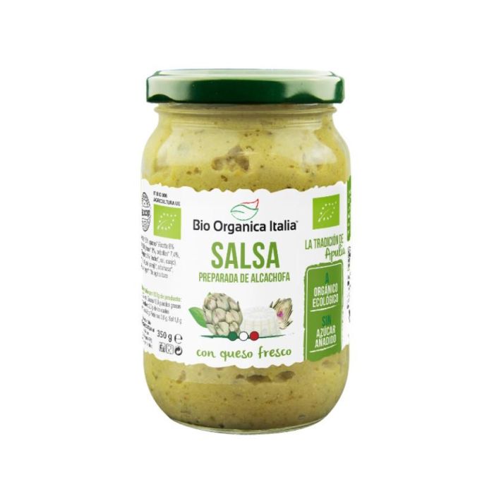 Salsa De Alcachofa Y Queso Fresco Bio