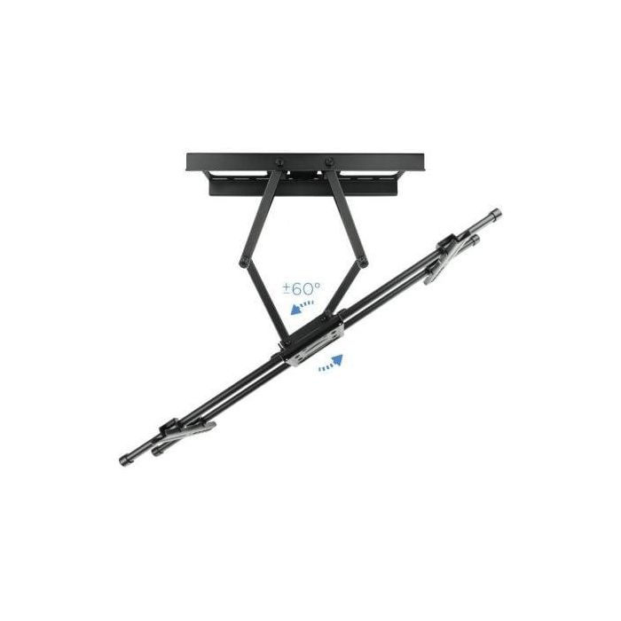 Soporte de Pared Giratorio/ Inclinable/ Nivelable TooQ LP3790TN-B para TV de 43-90"/ hasta 75kg 2