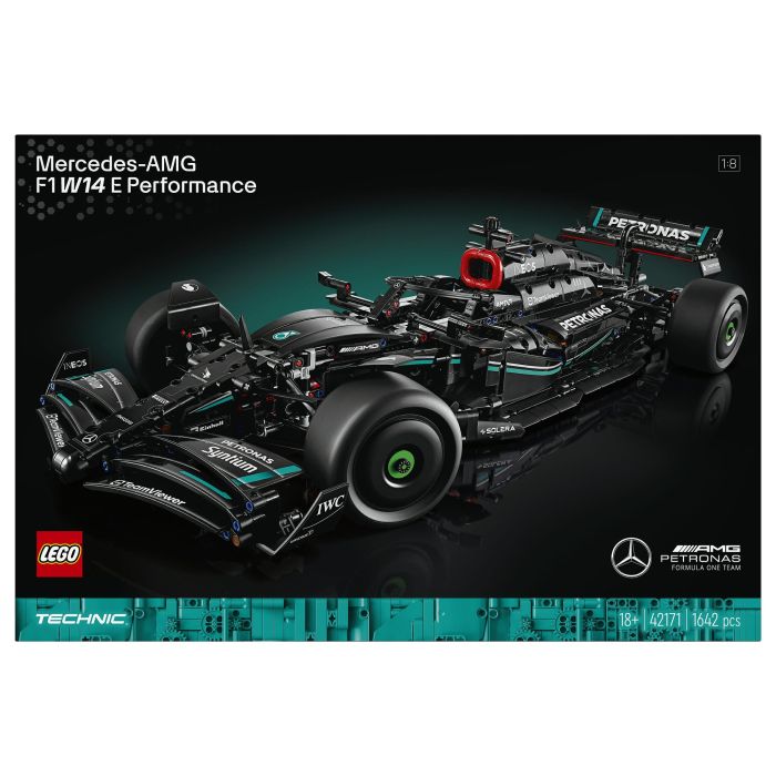 Lego Technic 42171 Mercedes-AMG F1 W14 E Performance Réplica de Coche de Carreras, Decoración de Escritorio Lego Technic 42171 Mercedes-AMG F1 W14 E Performance Réplica de Coche de Carreras, Decoración de Escritorio