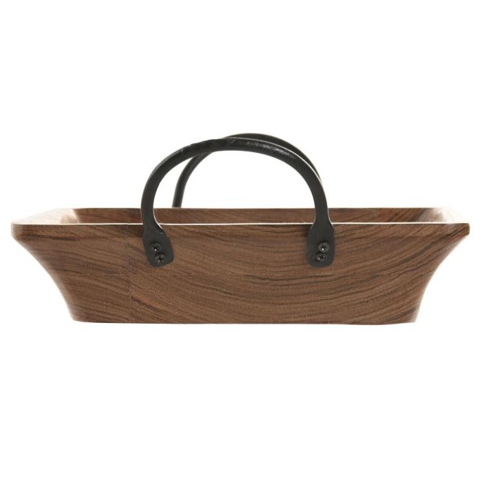 DKD Home Decor Centro Mesa Vintage Marron Negro Set de 3 36 x 9 x 38 cm 2 DKD Home Decor Centro Mesa Vintage Marron Negro Set de 3 36 x 9 x 38 cm 2