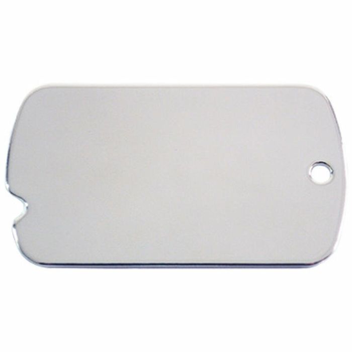 Placa identificativa para collar Imarc Military Plata 1