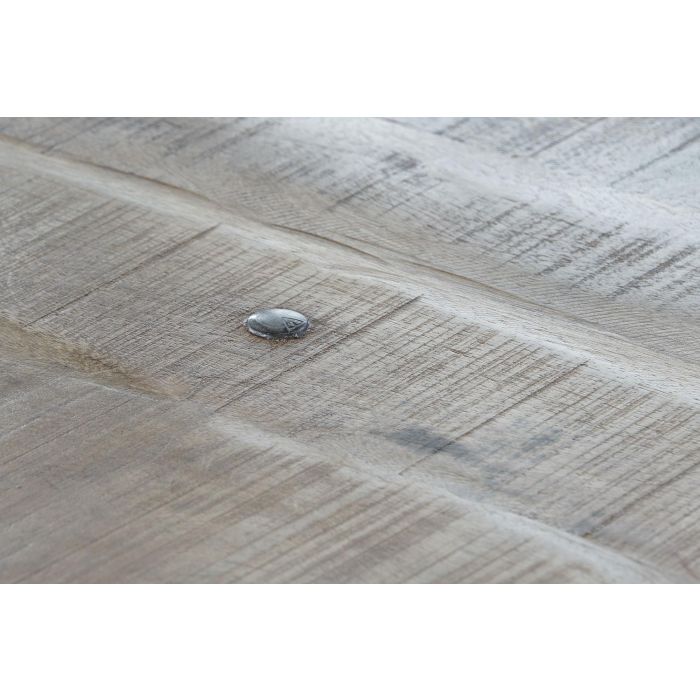 DKD Home Decor Escritorio Home Office de Madera de Mango y Metal, Colores Natural y Negro, Ancho 160 x Fondo 80 x Alto 75 cm, con 2 Cajones 2 DKD Home Decor Escritorio Home Office de Madera de Mango y Metal, Colores Natural y Negro, Ancho 160 x Fondo 80 x Alto 75 cm, con 2 Cajones 2