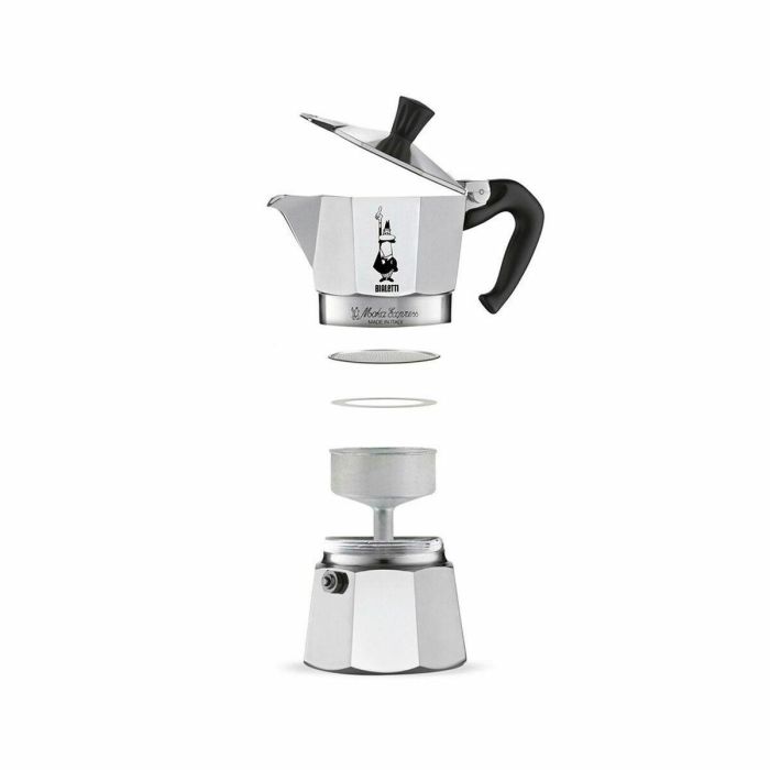 Cafetera Italiana Bialetti 0001161 Plateado 60 ml 10 Cafetera Italiana Bialetti 0001161 Plateado 60 ml 10