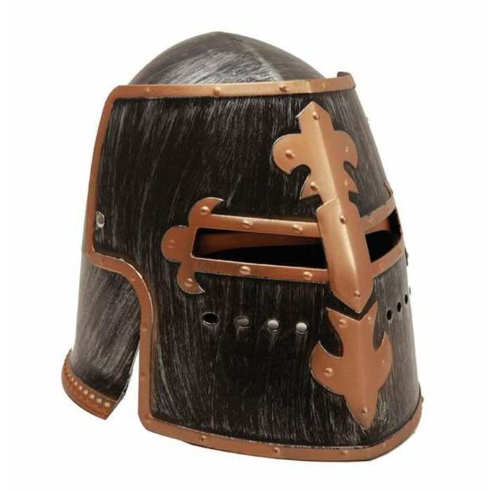 Casco Medieval My Other Me Negro Bronce PVC (58 cm)