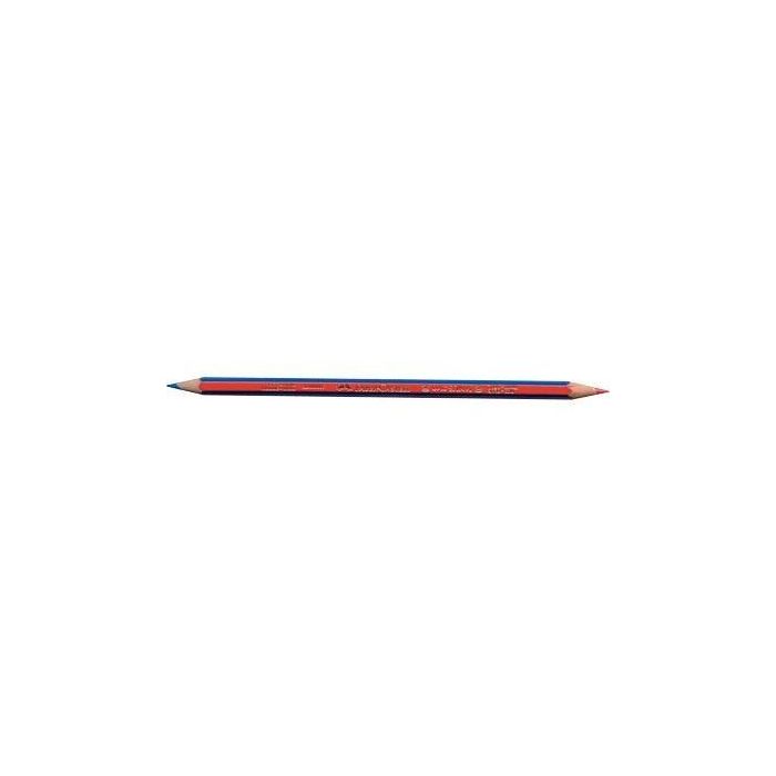 FABER-CASTELL Lápiz de Color JANUS Rojo/Azul, Hexagonal