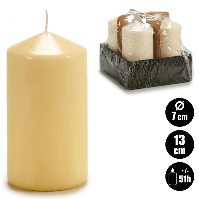 Vela Taco Crema 13 cm - Acorde (24 Unidades) 3 Vela Taco Crema 13 cm - Acorde (24 Unidades) 3