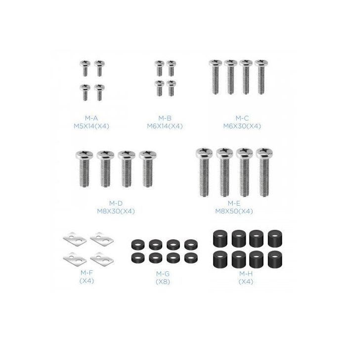 TooQ LP42130T-B Soporte de Pared Fijo Inclinable para TV 60-100" hasta 130kg. Ángulo ±15°, Negro, 130mm, Curvas. 4