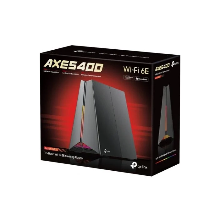 TP-Link Router Gaming Inalámbrico Archer GXE75 WiFi 6E AXE5400 Triple Banda 5400 Mbps 2.4/5/6GHz 4 Antenas Puerto 2.5G para Juegos 4 TP-Link Router Gaming Inalámbrico Archer GXE75 WiFi 6E AXE5400 Triple Banda 5400 Mbps 2.4/5/6GHz 4 Antenas Puerto 2.5G para Juegos 4