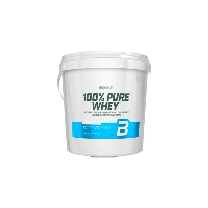 BIOTECHUSA 100% Pure Whey Avellana 4000G Proteína de Suero para Músculos y Rendimiento