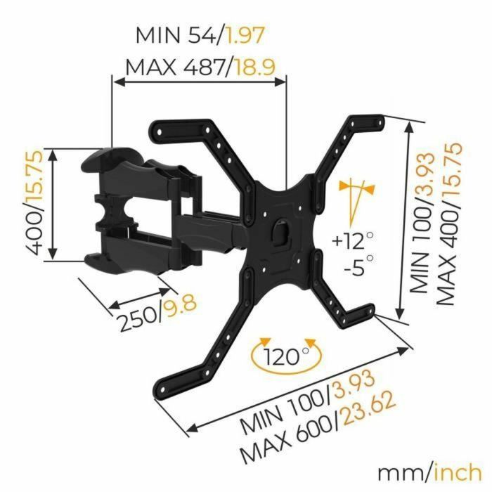 Soporte TV Nanook Wall Mount 55" 65" 40" 1