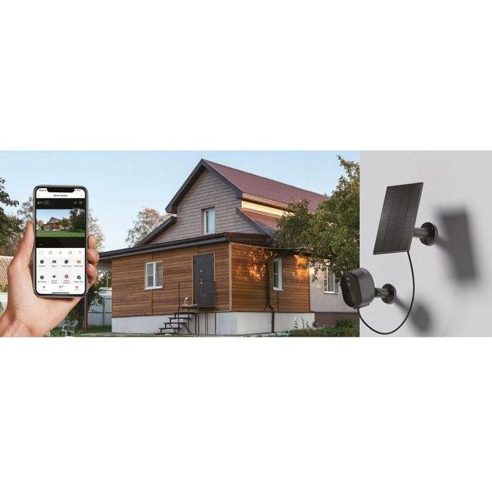 WOOX SMART OUTDOOR CAMERA WITH SOLAR PANEL KIT BLACK 3 WOOX SMART OUTDOOR CAMERA WITH SOLAR PANEL KIT BLACK 3
