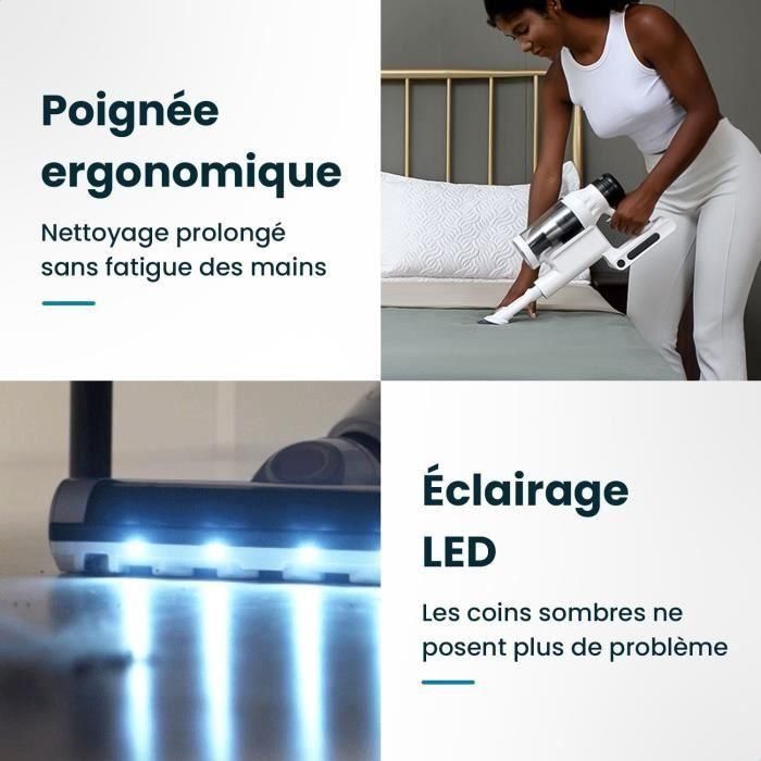 Estación EZICLEAN Cyclomax R22 - Aspiradora sin cable - 52 min - 500 W - 35 kPa - Blanco 2 Estación EZICLEAN Cyclomax R22 - Aspiradora sin cable - 52 min - 500 W - 35 kPa - Blanco 2