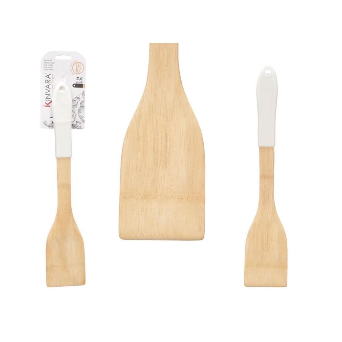 Pala Lisa de Bambú Blanco Kinvara 6x32x1.2 cm (24 Unidades) Pala Lisa de Bambú Blanco Kinvara 6x32x1.2 cm (24 Unidades)