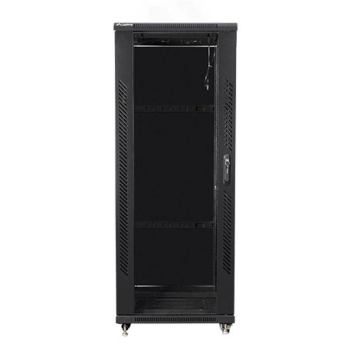 Lanberg FF01-6832-12B Armario Rack 19 Pulgadas 32U 600x800 mm, 800 kg, Negro, IP20, con Ruedas y Ventiladores 1