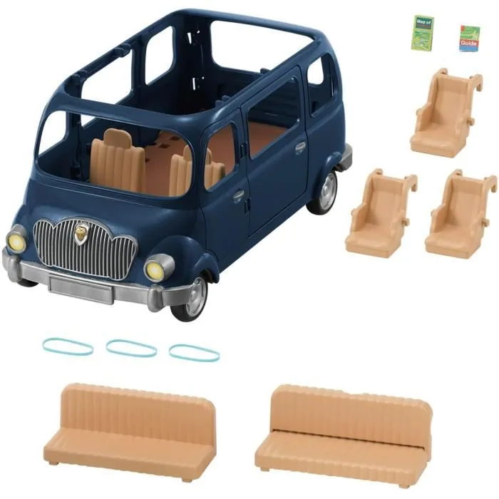 Sylvanian Families Transportador de 7 plazas con Accesorios para Niñas a partir de 4 años 1