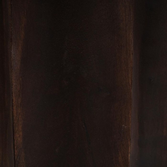 Mesa Centro Marrón Madera de Mango Salón 75 X 75 X 40 cm