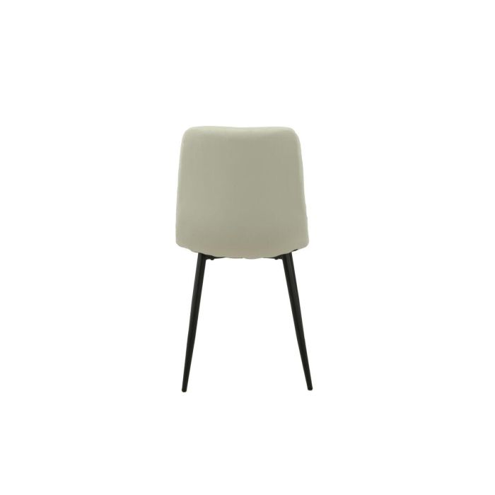 Silla Romimex Blanco Terciopelo Metal 45 x 89 x 55 cm 1