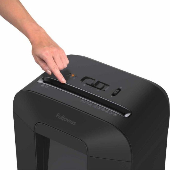Fellowes LX85 Destructora de Papel Corte Partículas 4x40mm, Nivel P-4, 12 Hojas / 19L, SafeSense, para Grapas, Clips y Tarjetas, Negra, 4400801 3 Fellowes LX85 Destructora de Papel Corte Partículas 4x40mm, Nivel P-4, 12 Hojas / 19L, SafeSense, para Grapas, Clips y Tarjetas, Negra, 4400801 3
