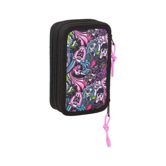 Plumier Escolar Safta Triple 37 Piezas Monster High 195x125x55 mm 1 Plumier Escolar Safta Triple 37 Piezas Monster High 195x125x55 mm 1