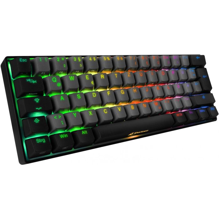 Sharkoon SKILLER SAC20 S4 (schwarz. 61 Stck. ISO-Layout (DE). fr SKILLER SGK50 S4) 5