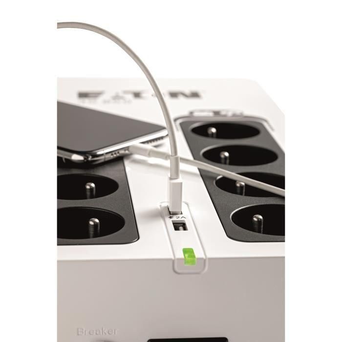 Eaton 3S 850 FR UPS Fuera de Línea 850VA 510W Tomacorrientes FR con Puerto USB 3 Eaton 3S 850 FR UPS Fuera de Línea 850VA 510W Tomacorrientes FR con Puerto USB 3