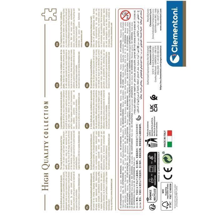 CLEMENTONI - Compacto 500 piezas - Puntada 4 CLEMENTONI - Compacto 500 piezas - Puntada 4