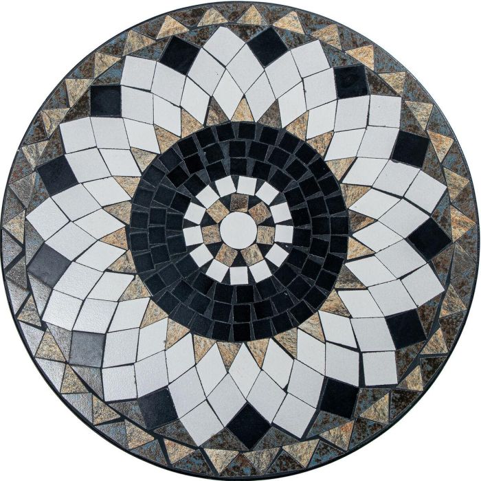 Conjunto de Mesa con 2 Sillas Alexandra House Living Multicolor 60 x 71 x 60 cm Mosaico 8