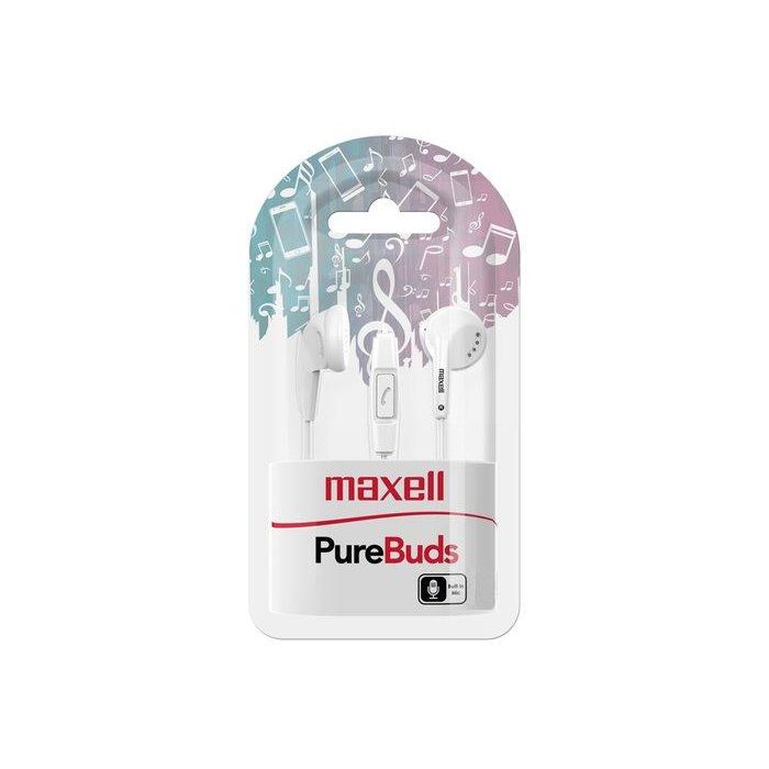 Auriculares Maxell De Boton Blanco M671